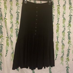 West of Melrose black skirt